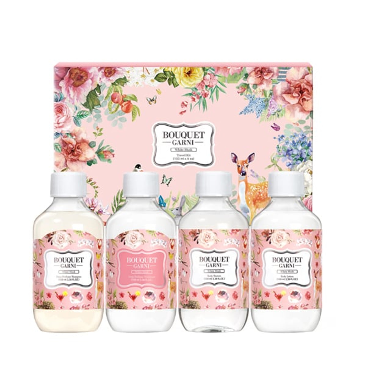 Bouquet Garni Hair and Body Travel Kit 100ml*4