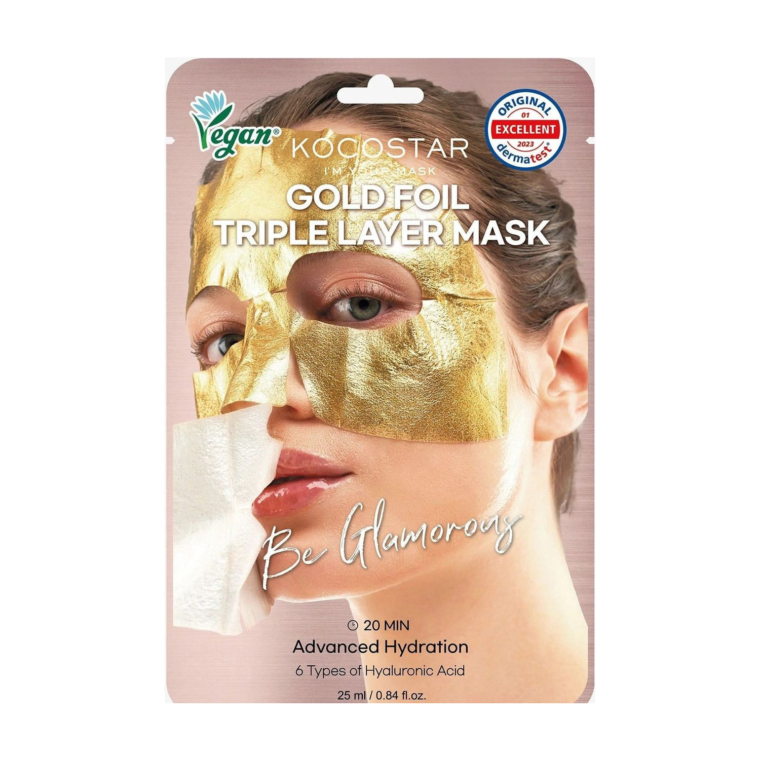 Gold Foil Triple Layer Mask