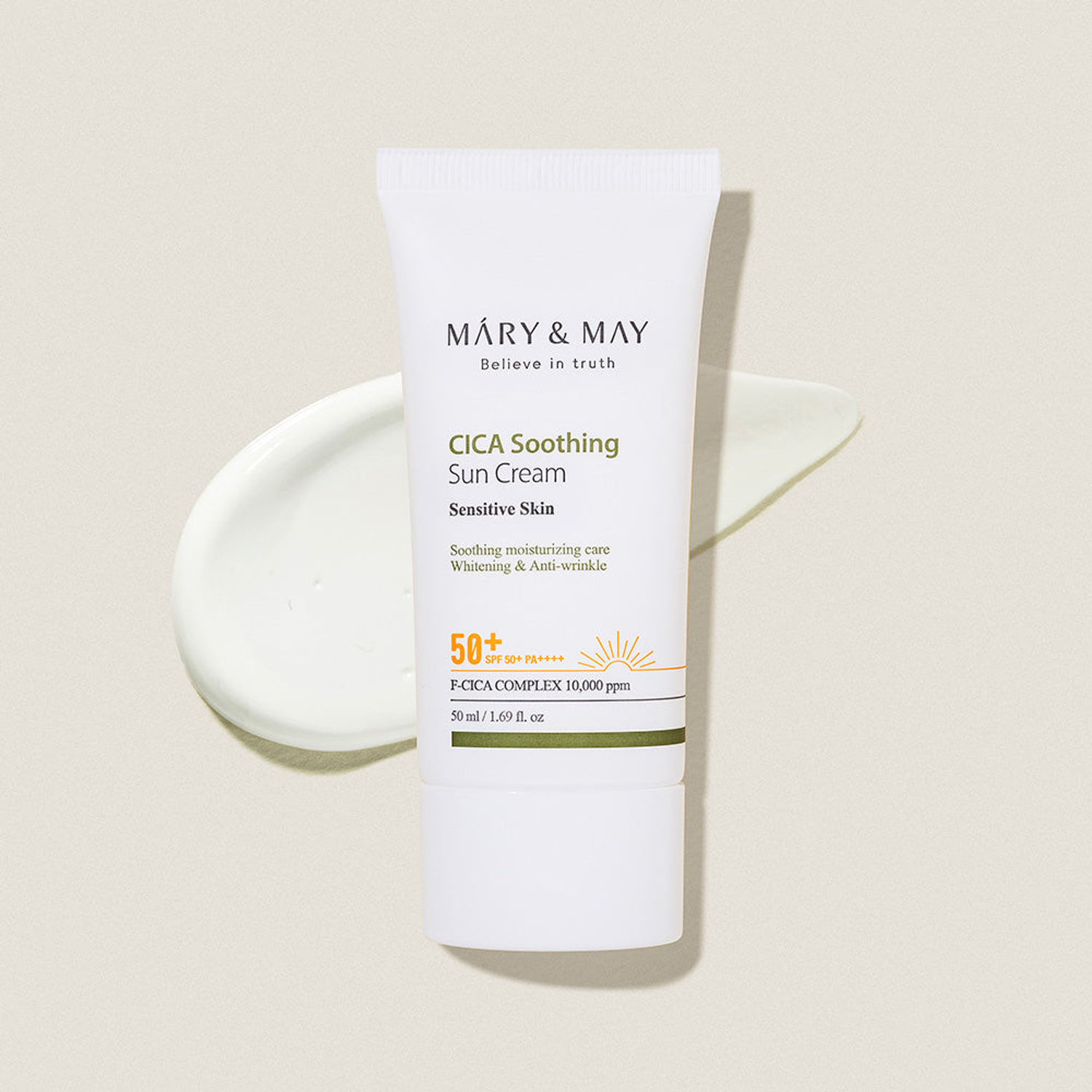 Vegan CICA Soothing Sun Cream SPF50+ PA++++