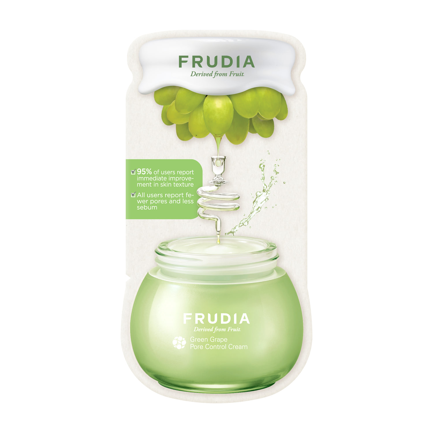 Green Grape Pore Control Cream Sachet
