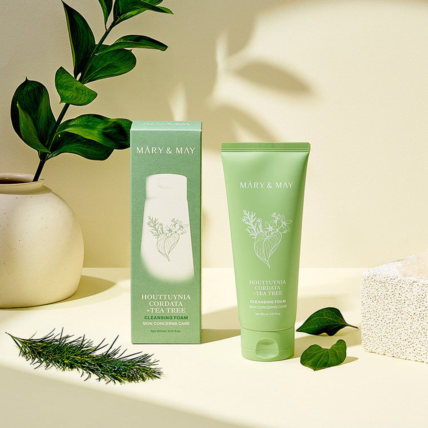 Houttuynia Cordata+Tea Tree Cleansing Foam 150ml